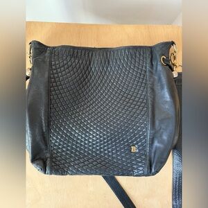 Bally Black Quilted Leather Shoulder Bag